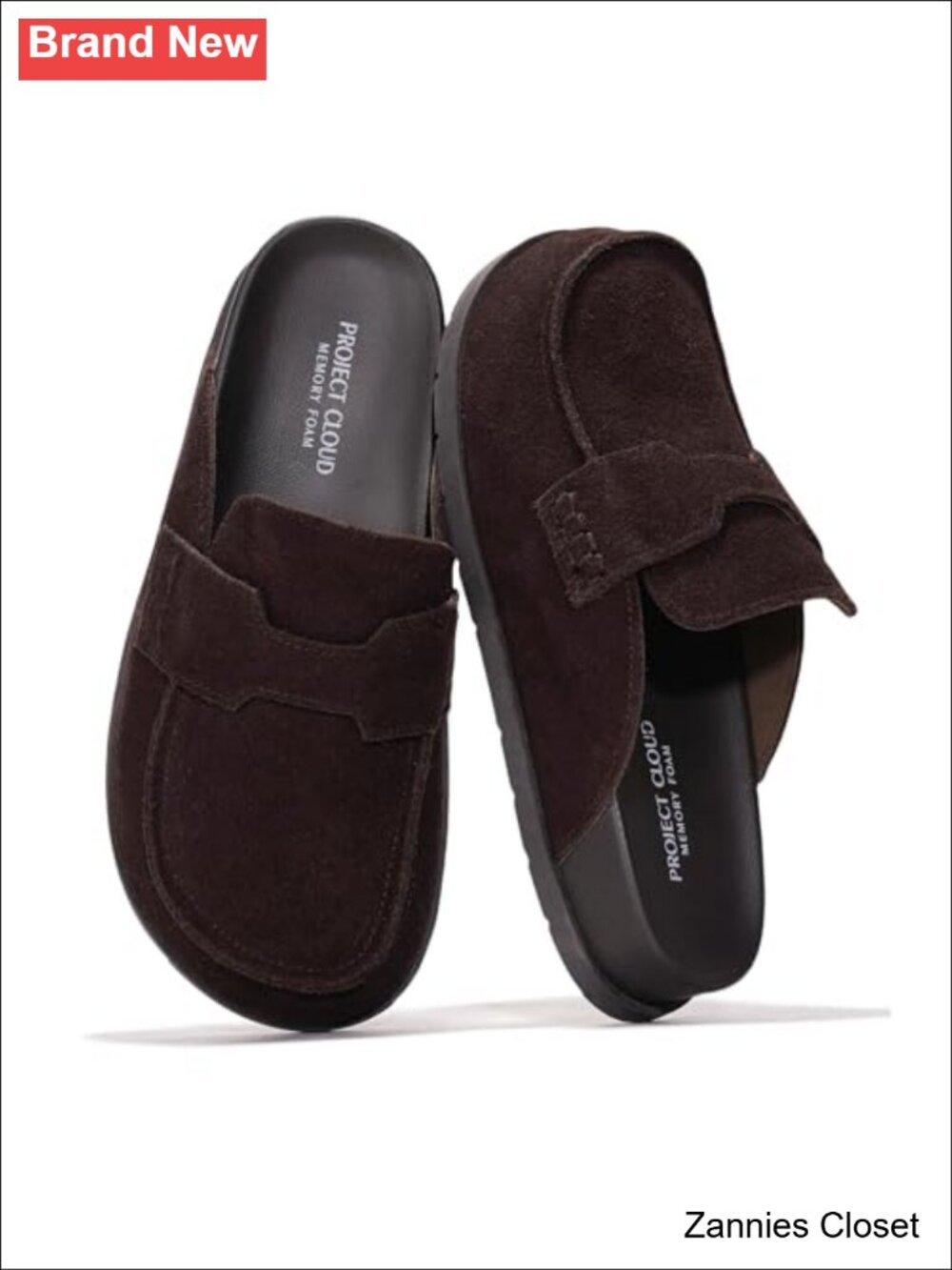 ✨ Genuine Leather Slip On Womens Clogs Fall Mules Arch Support Non-Slip